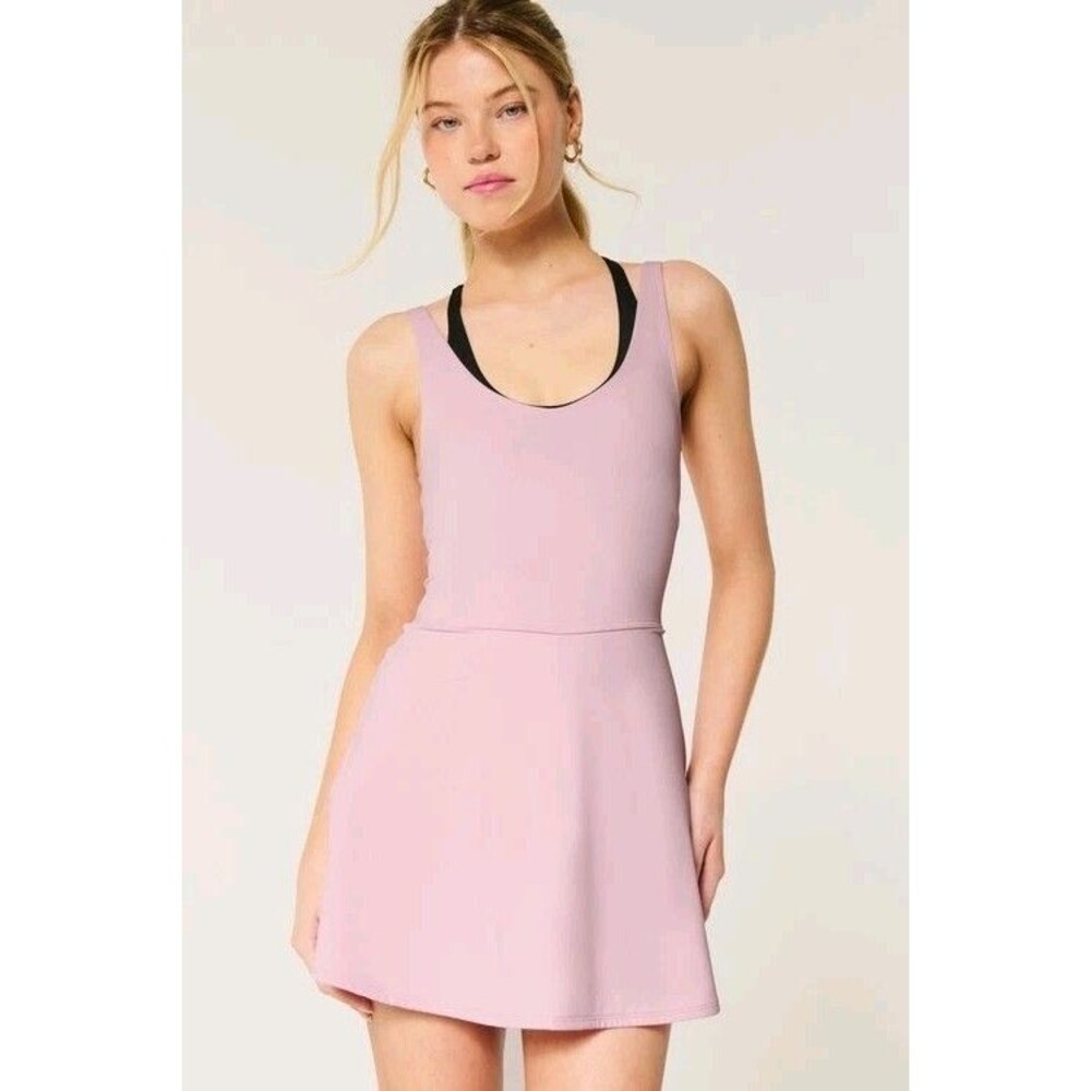NWT Gilly Hicks | Size XS | Active Boost Layered Dress Light Lilac Tennis Skort